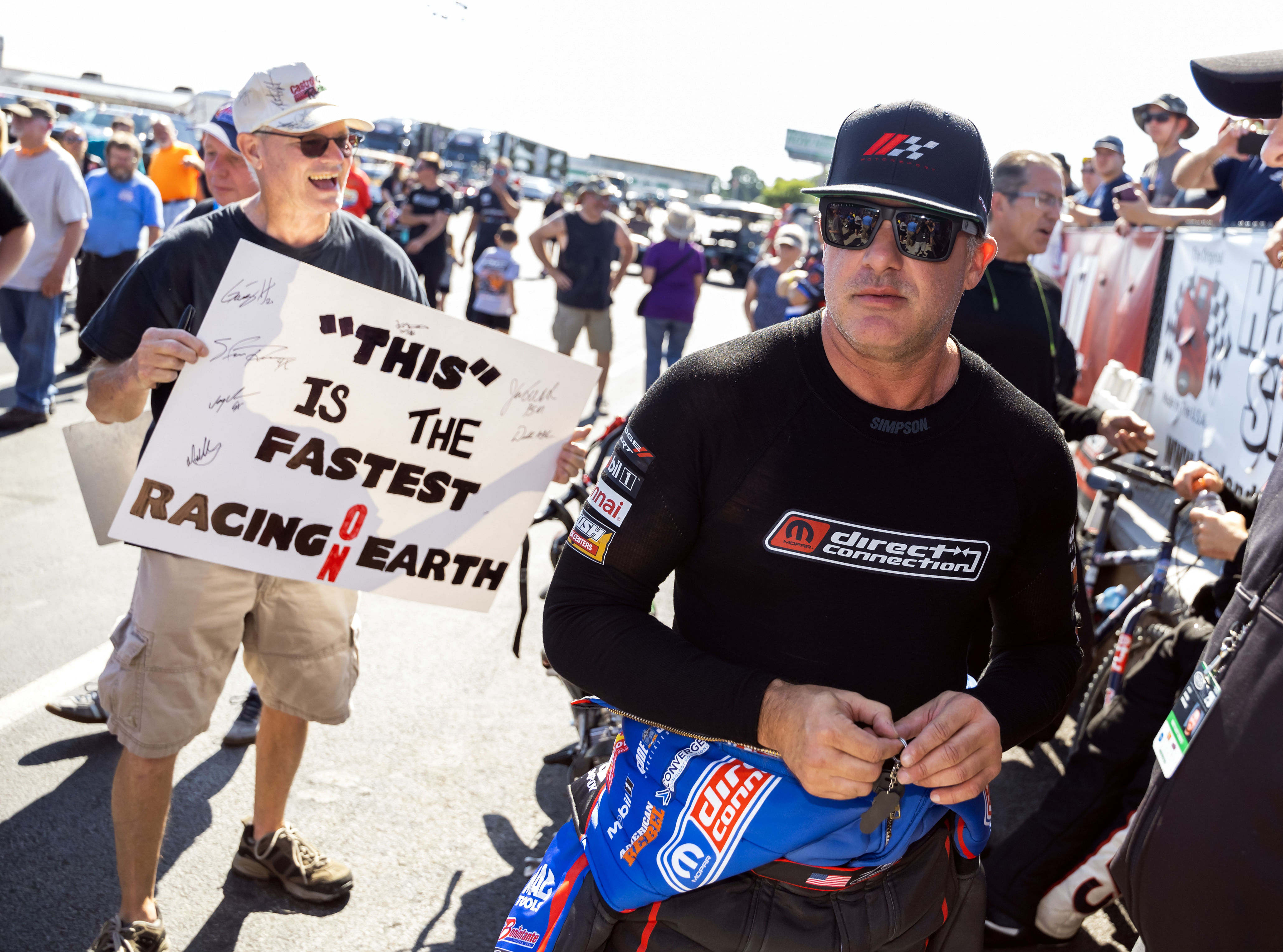 NHRA: Tony Stewart at the Summit Equipment Nationals - Source: Imagn